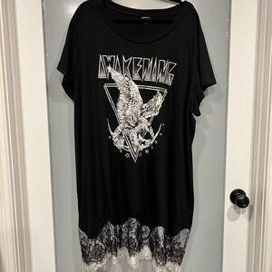 Band T-Shirt Dress